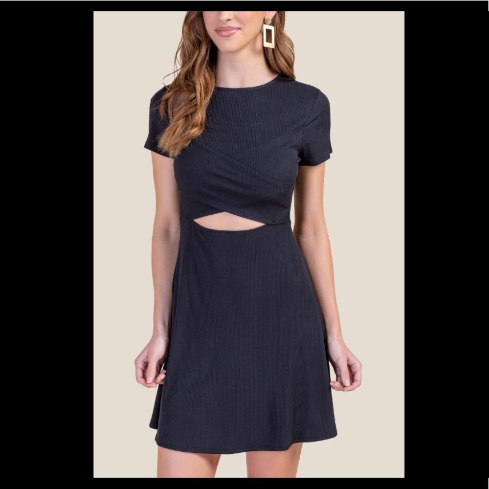 Cut-Out Skater Dress